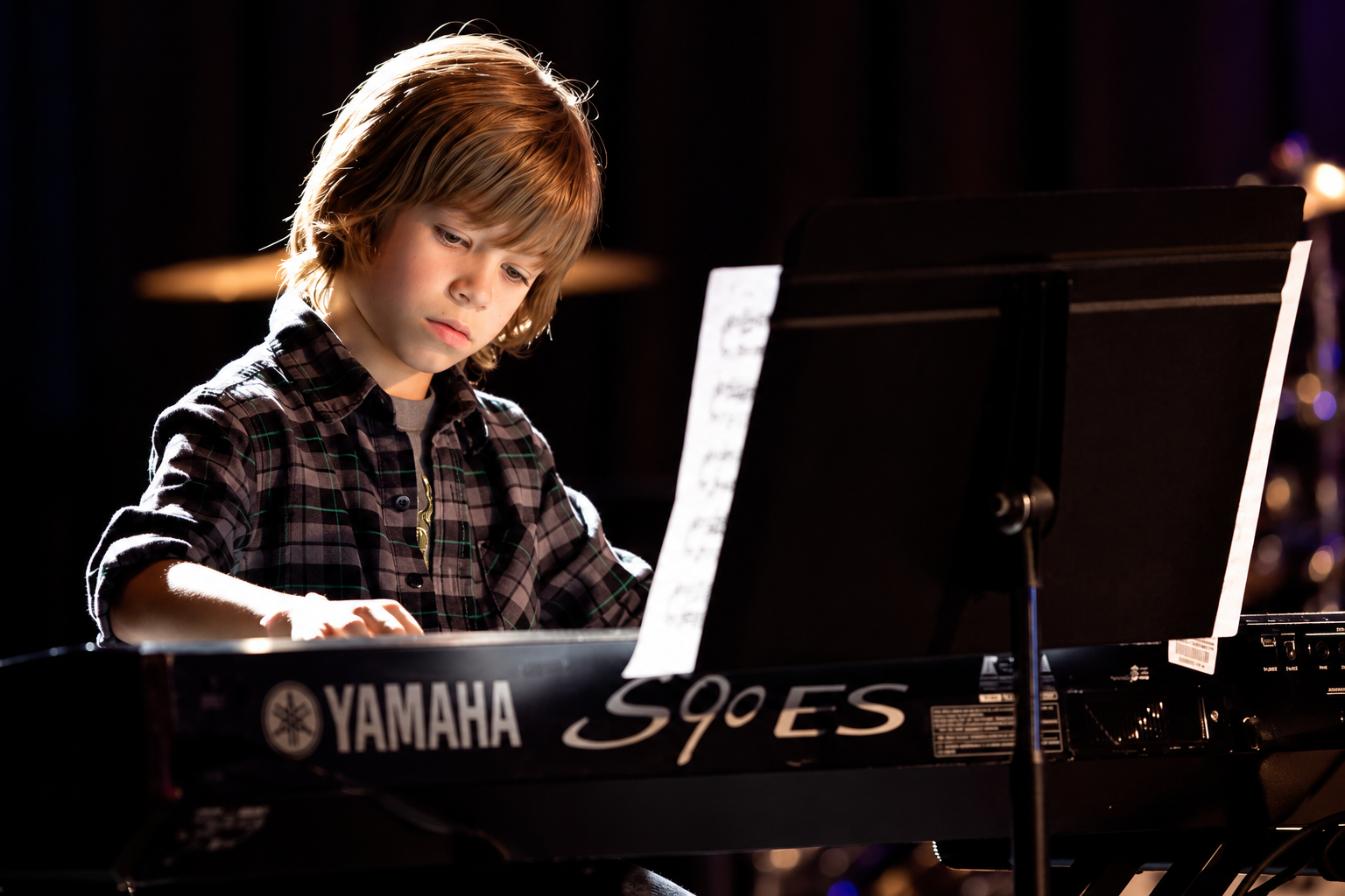 Keyboard player performing on stage · MBMS archive